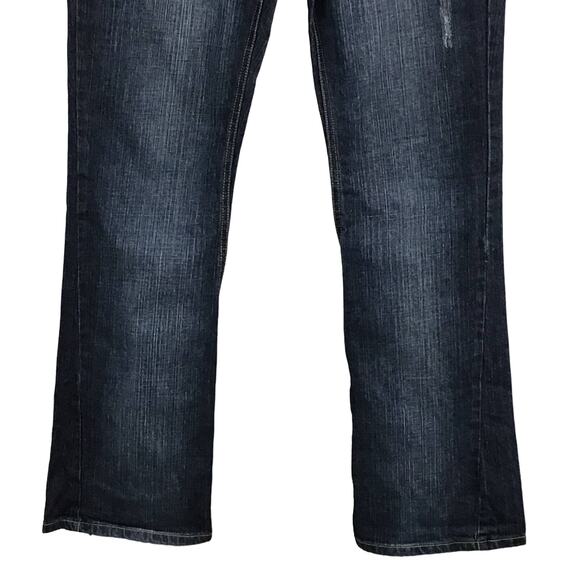 GUESS Jeans Doheny Bootcut Dark Indigo Blue Wash Jeans sz 29 x 33 1/2 Y2K - Picture 5 of 9
